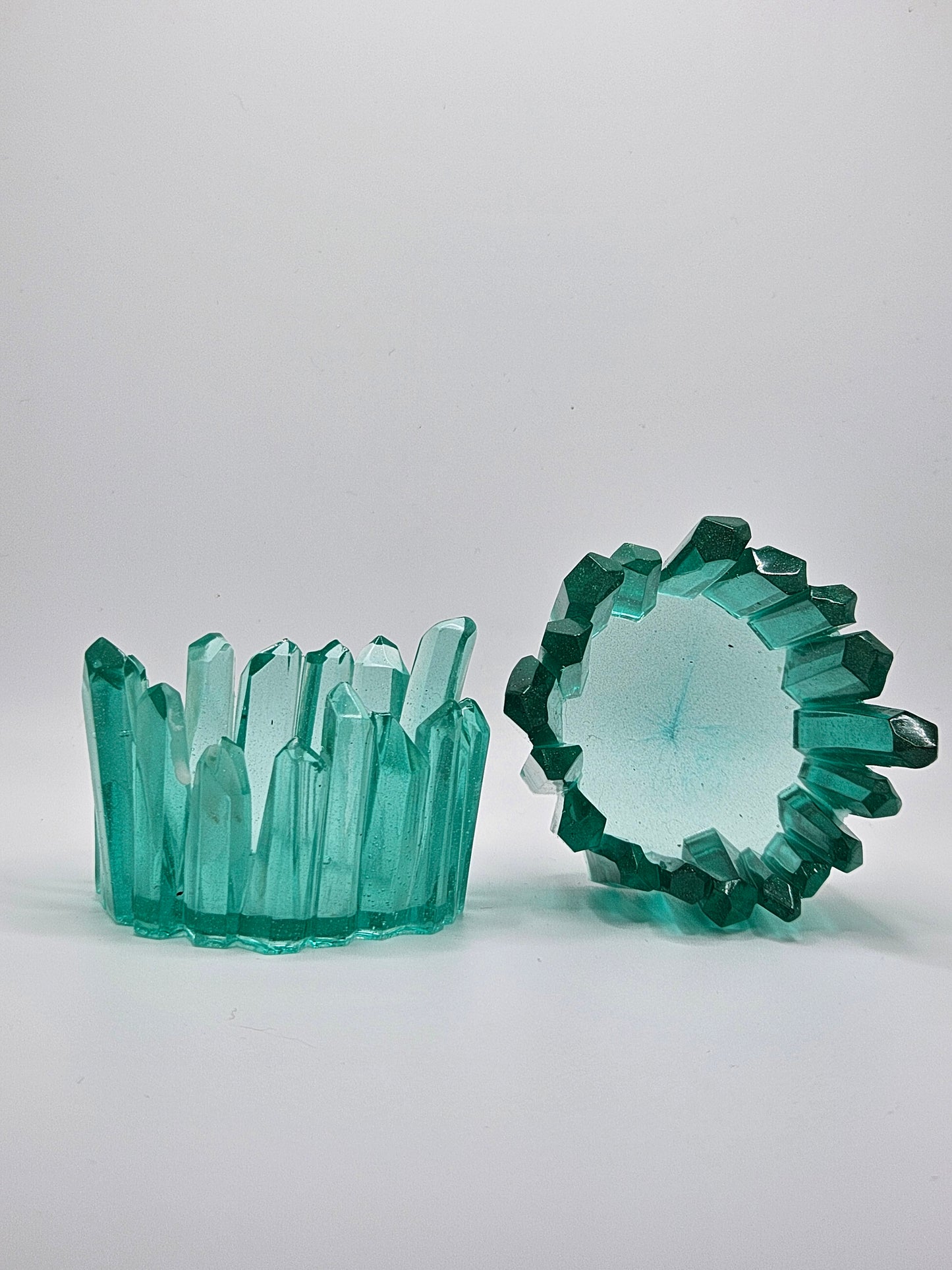 Crystal Resin Tea Light Candle Holder