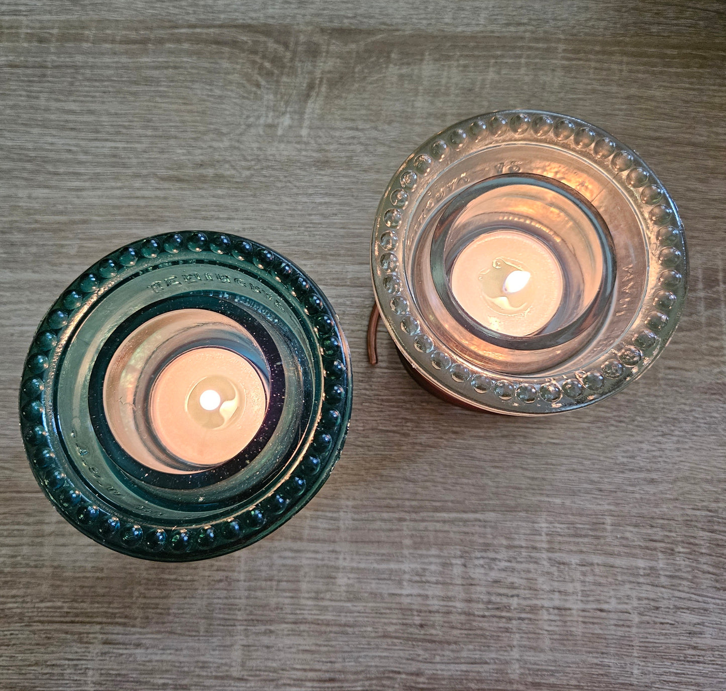 Antique Hemingray-42 Insulator Tea Light Holder