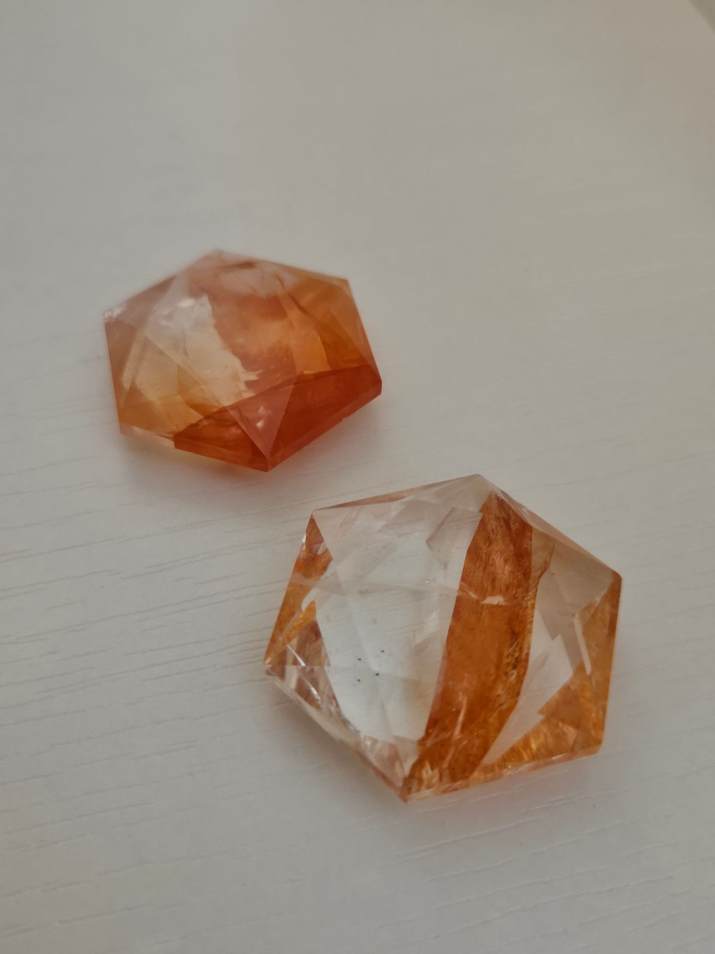 Fire Quartz Hexagon