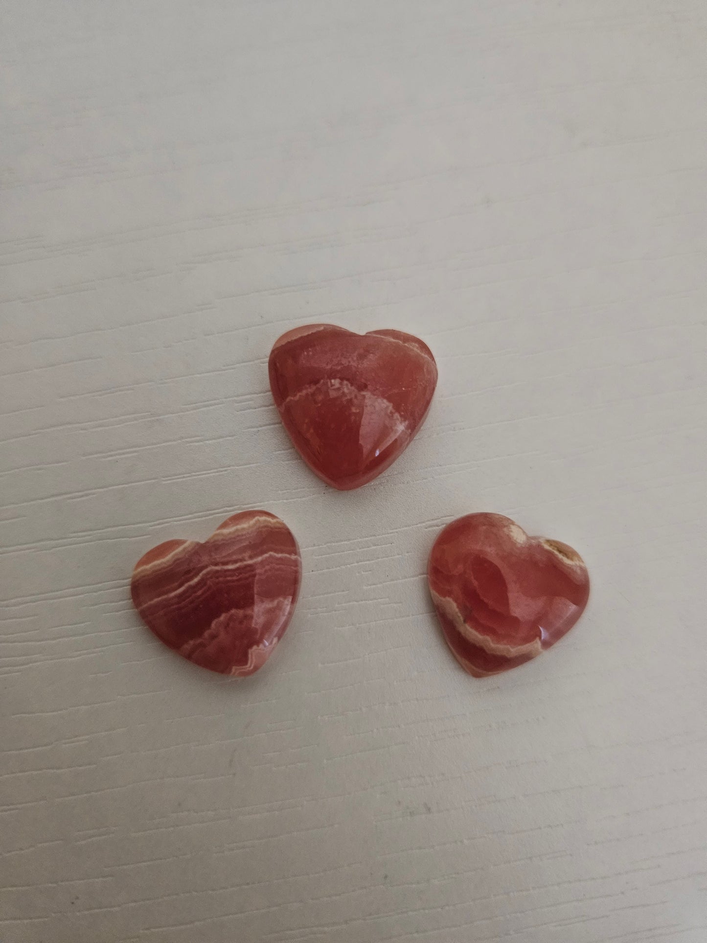 Rhodochrosite Mini Hearts