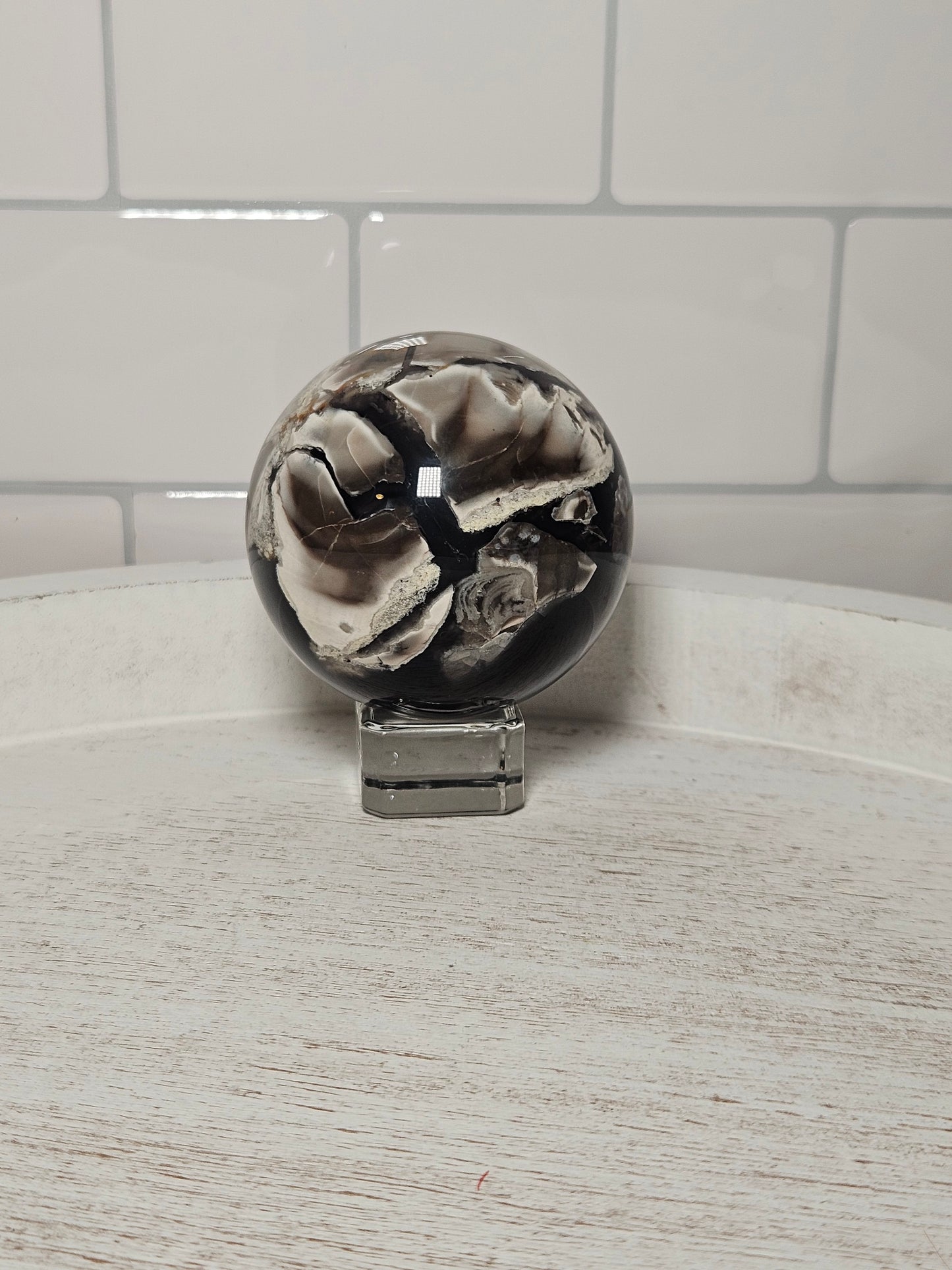 Volcano Agate Sphere