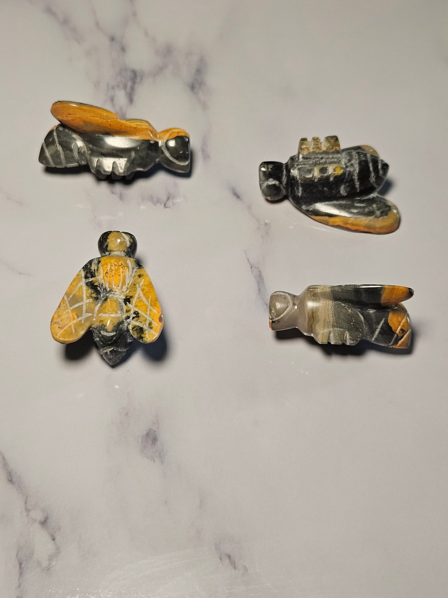 Bumblebee Jasper Bee Carving (Intuitively Picked)