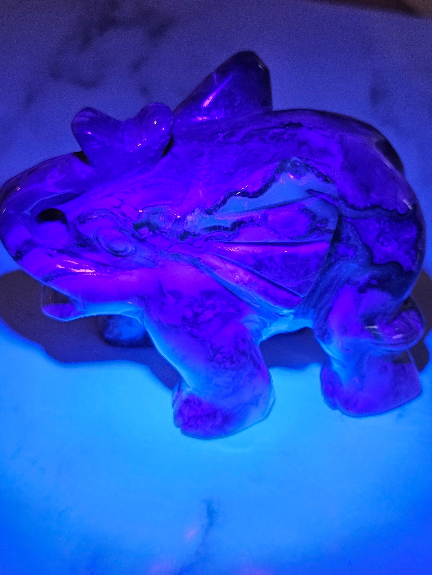 Volcano Agate Elephant, Large