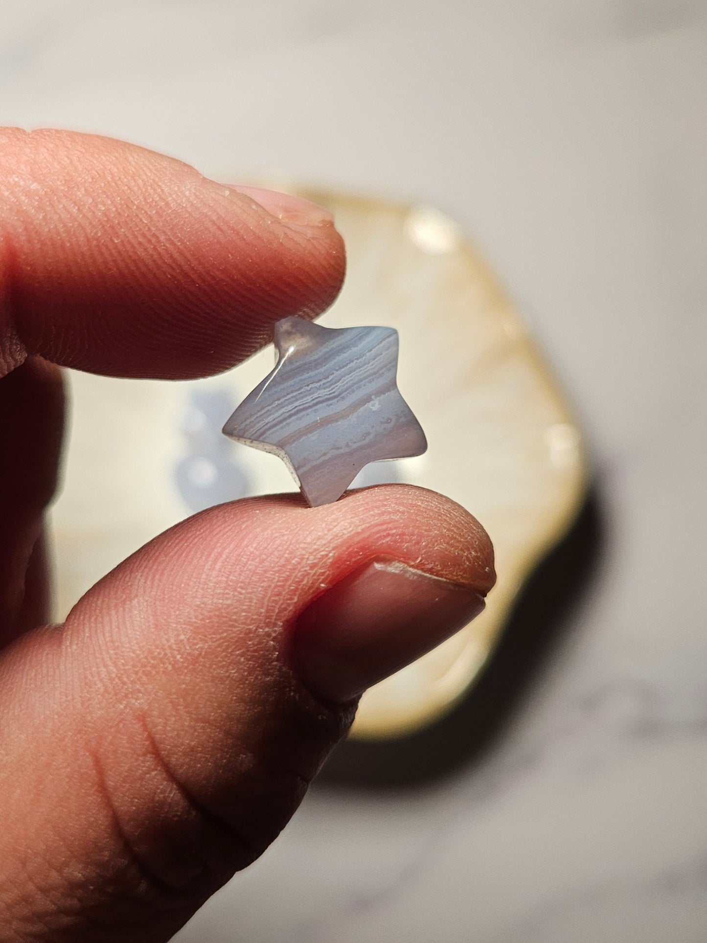 Blue Lace Agate Mini Hearts & Stars