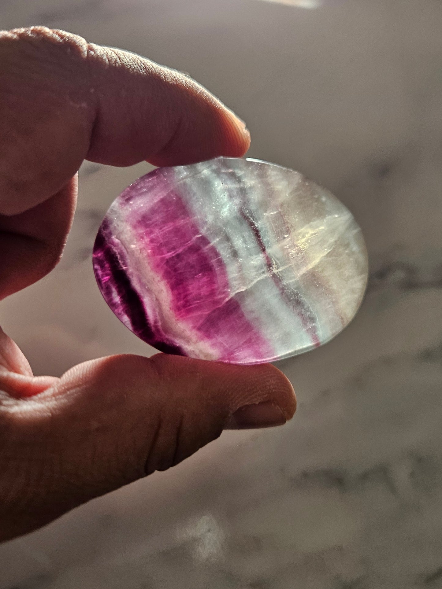 Fluorite Palmstones (You Pick)