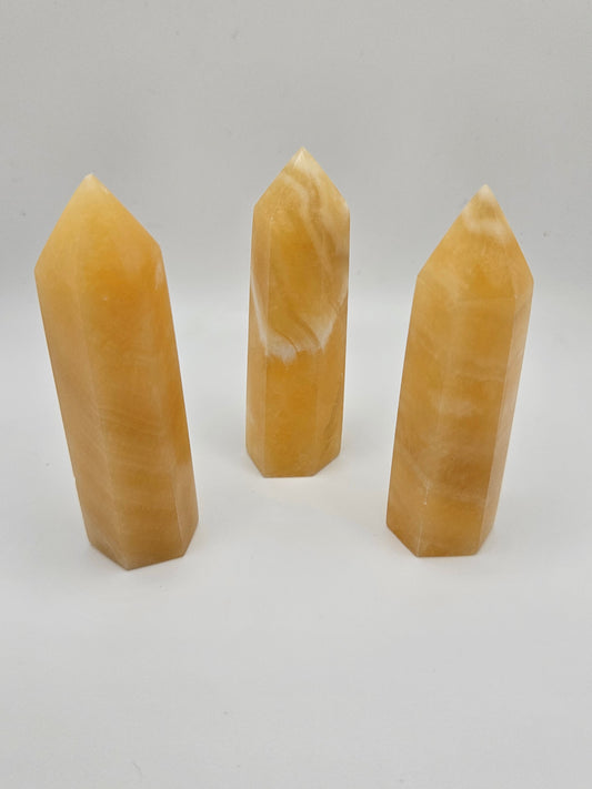 Orange Calcite Tower