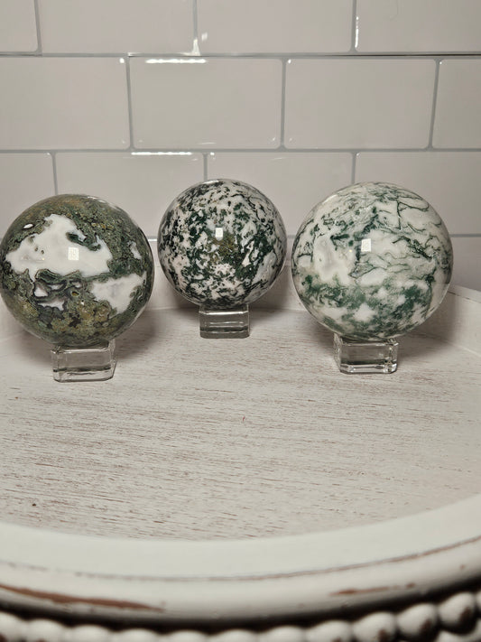 Moss Agate Sphere