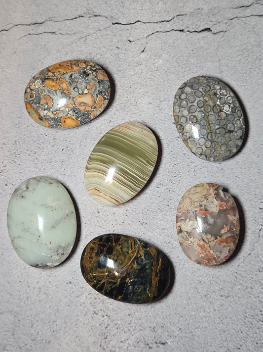Palmstones (You Pick Material, Intuitively Picked)