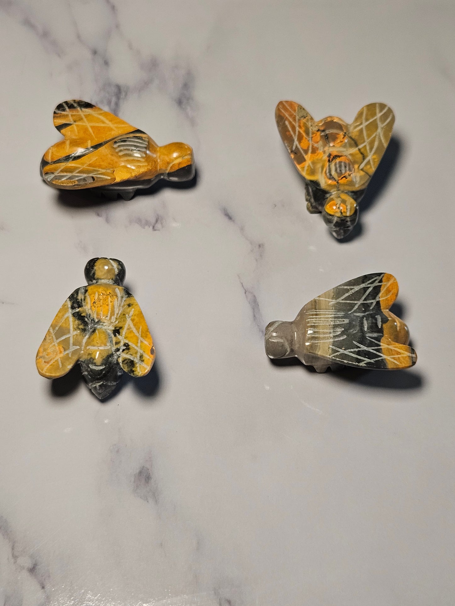 Bumblebee Jasper Bee Carving (Intuitively Picked)