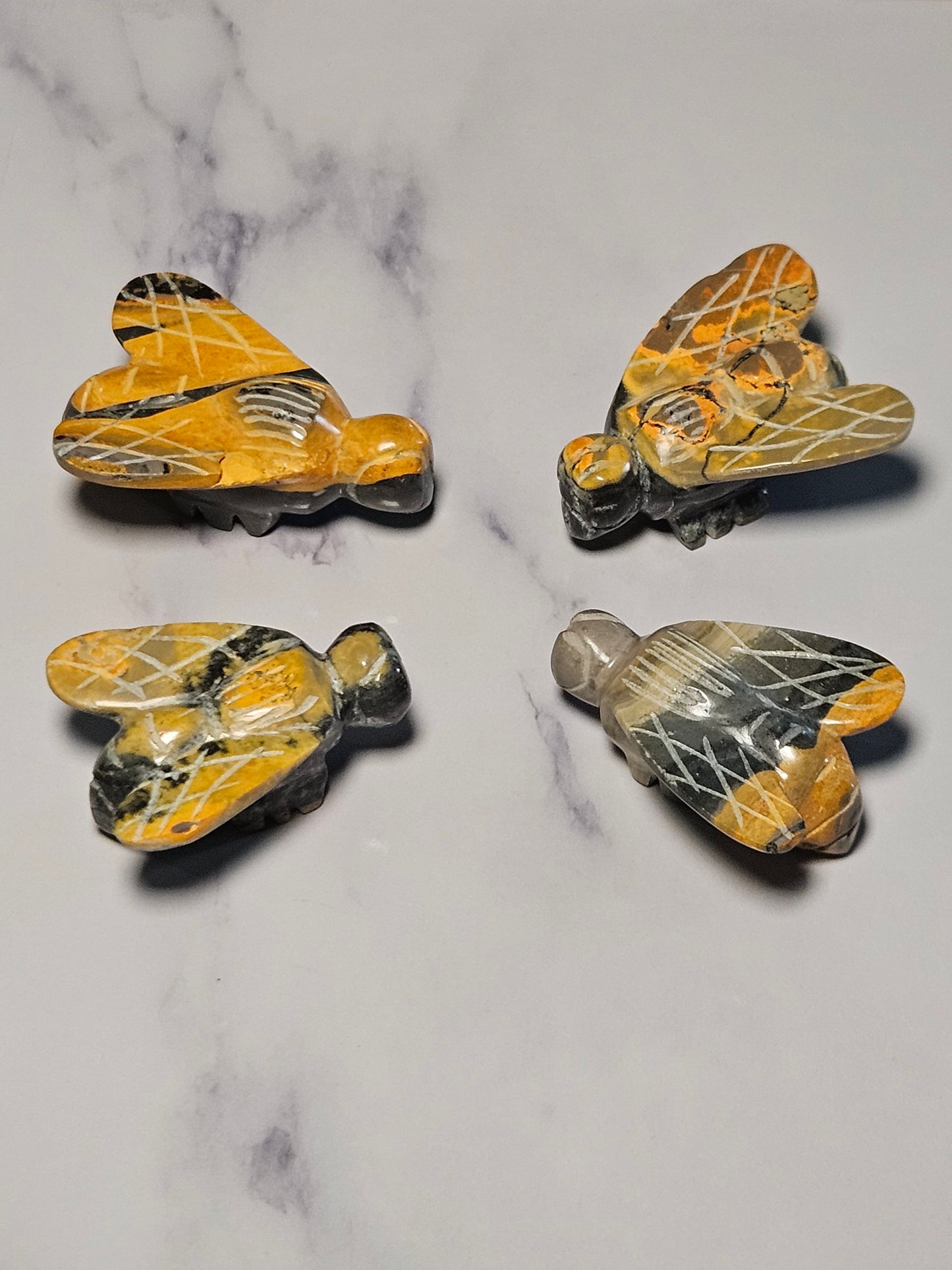 Bumblebee Jasper Bee Carving (Intuitively Picked)