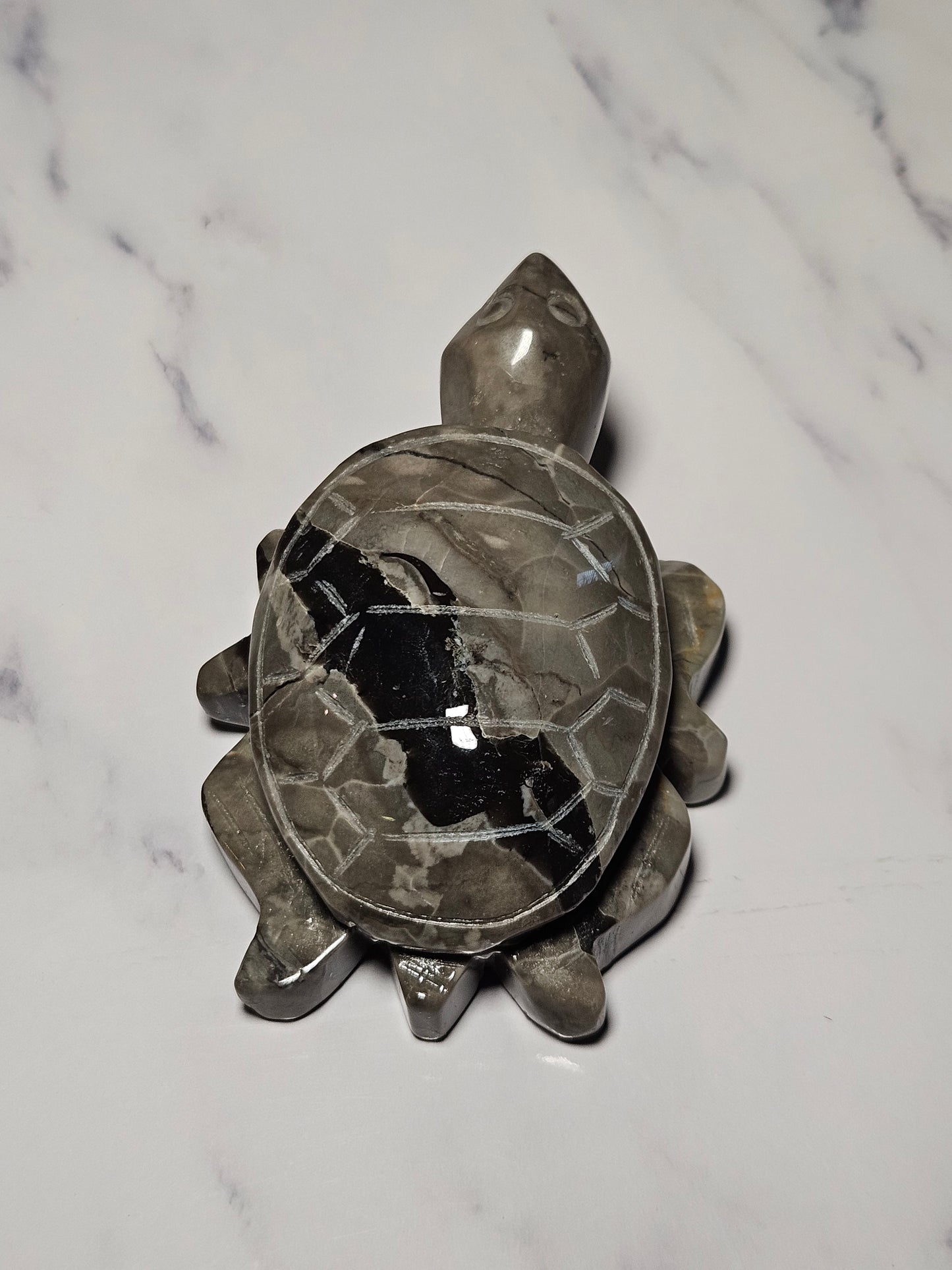 Volcano Agate Turtle, Medium