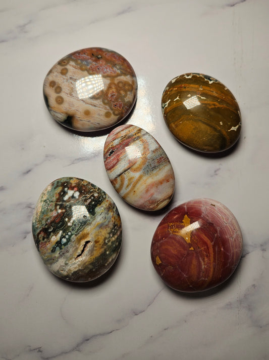 Sea Jasper Palmstones (You Pick)