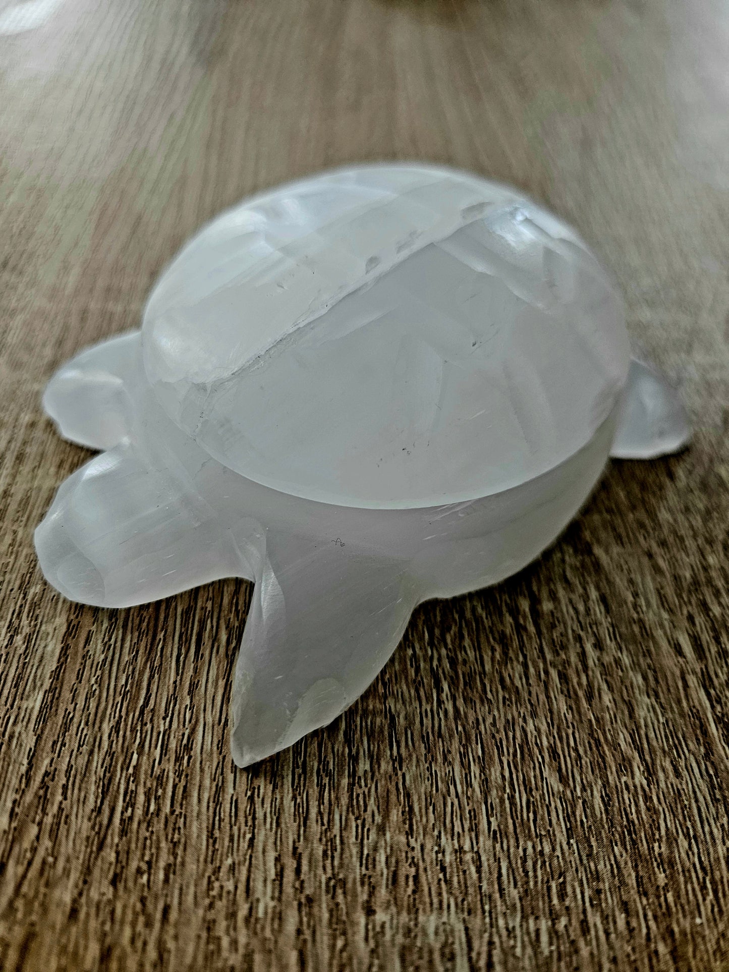 Satin Spar Turtle Bowl