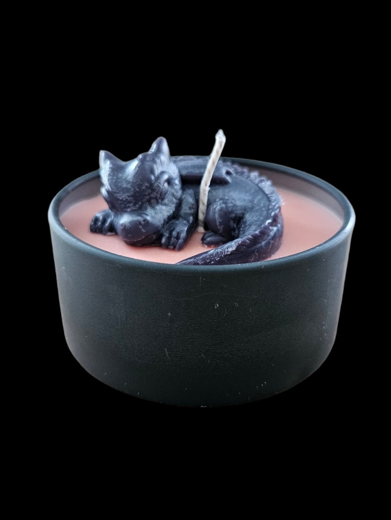 Soy Candles with Dragon Top