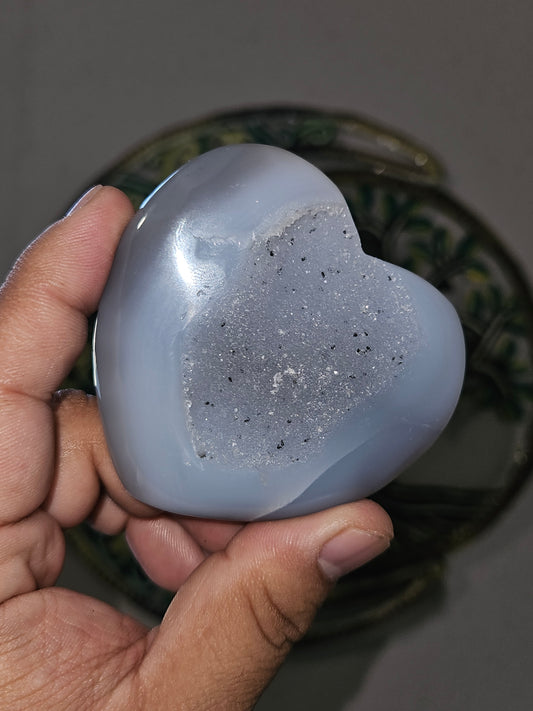 Druzy Agate Heart (You Pick)